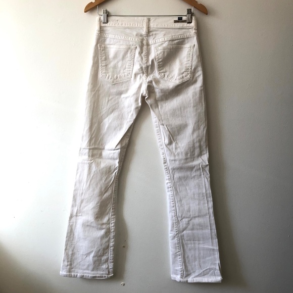 Citizens of Humanity Amber Mid Rise Bootcut Jeans in White - Picture 4 of 5